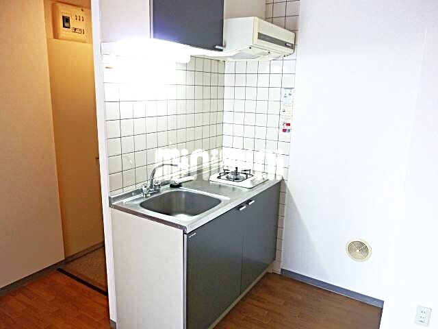 キッチン　都市ガスの１口コンロです。