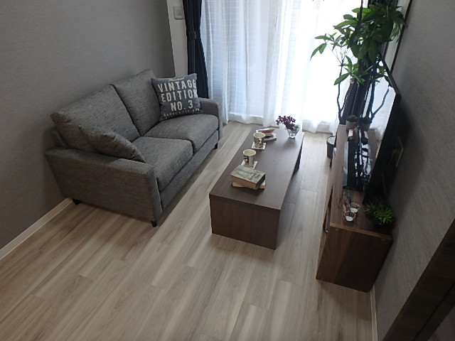 居室・リビング　モデルルームの為実際には家具家電は付きません