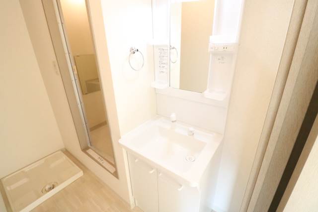 洗面設備　シャンドレで朝の準備バッチリ！