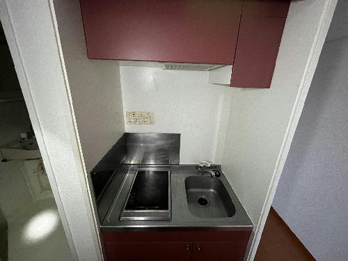 キッチン　シングルレバー設置