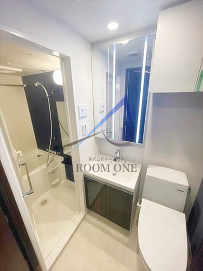 洗面設備　洗面台です。