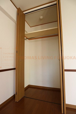 収納　クローゼットは奥行き高さ申し分なしです