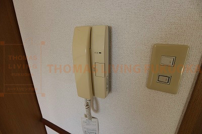 セキュリティ　来客の確認もインターホンで出来ます