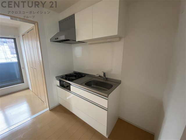 キッチン　2口ガスコンロ付きのシステムキッチン☆