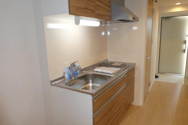 キッチン　2口IHコンロ付きシステムキッチン