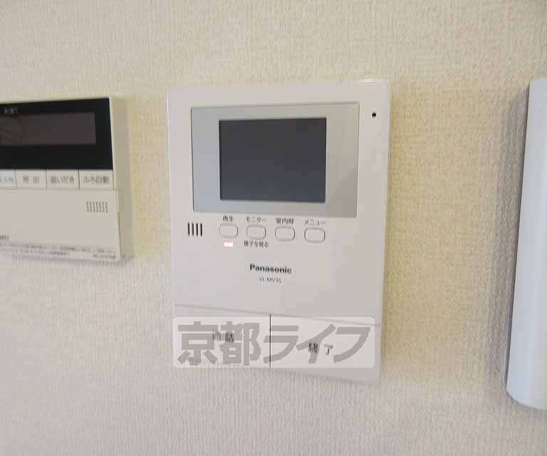 セキュリティ　モニター付きで安心です！