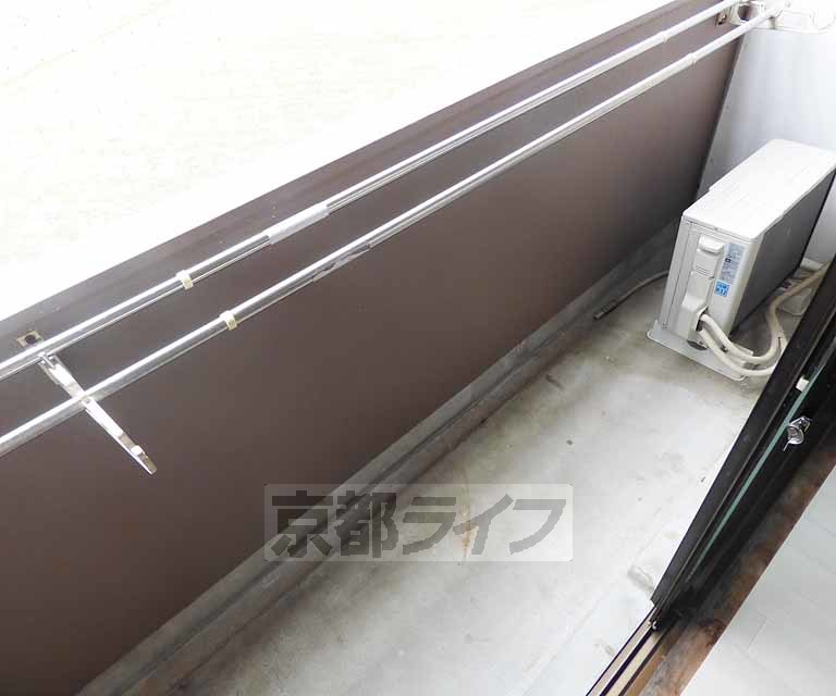 バルコニー　洗濯物もしっかり干せます