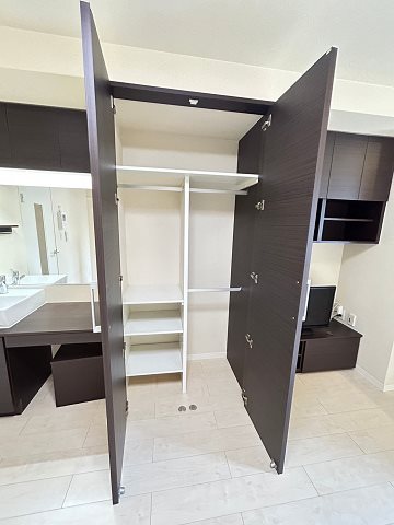 収納　十分な収納スペースがあります