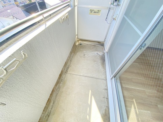 バルコニー　※別号室の写真です