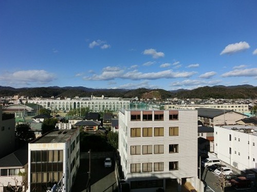 眺望　バルコニーからの眺望　※前回募集時／２０２３年１２月の写真