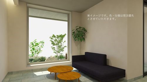 エントランス　エントランスイメージパース