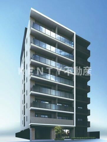 建物外観　こちら、外観パースです