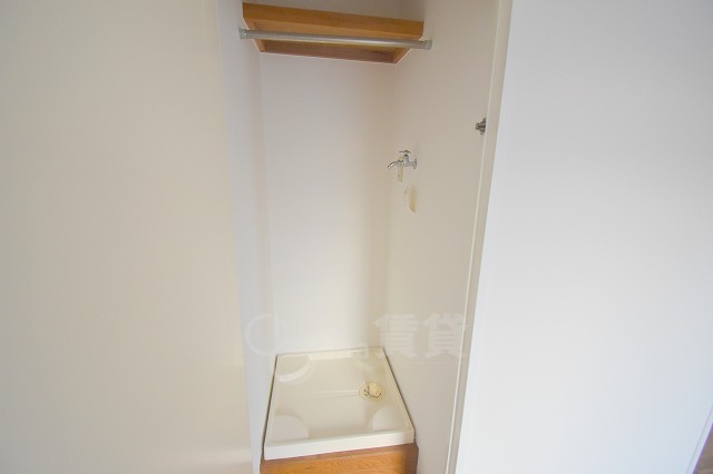 収納　室内洗濯機置き場