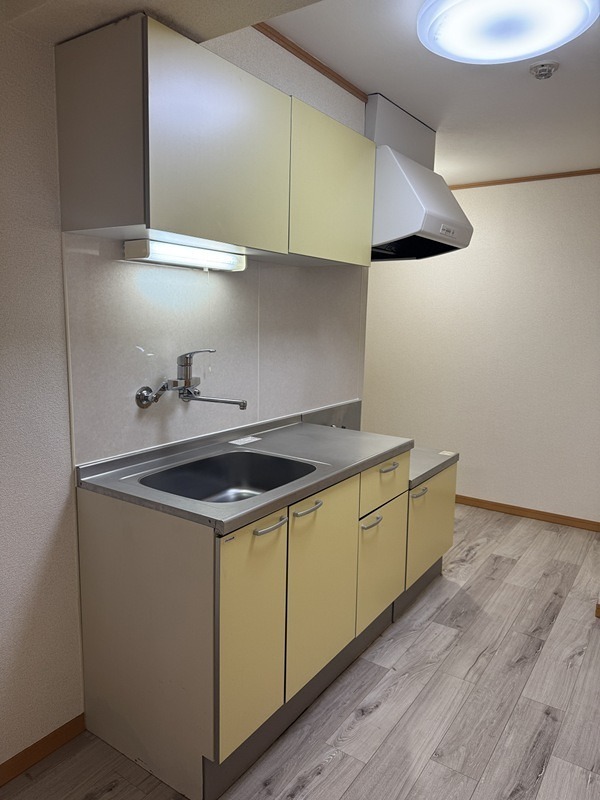 キッチン　ご自身でお好きながガスコンロ設置可能