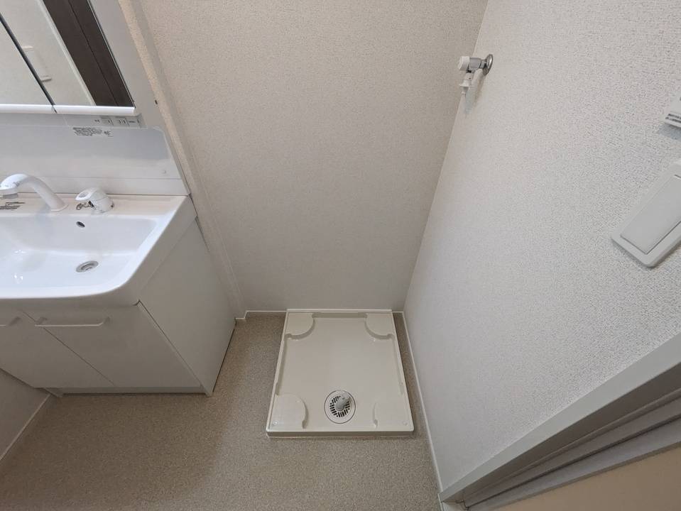 洗面設備　洗濯機置場