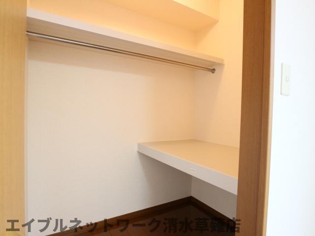 収納　たっぷりとした収納スペースです