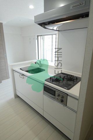 キッチン　シンプルな清潔感のあるキッチンです！