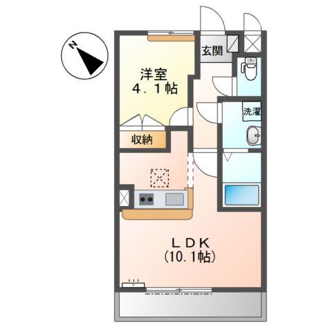 ＪＲ山陽本線 加古川駅 徒歩20分 2階建 築18年の間取り写真