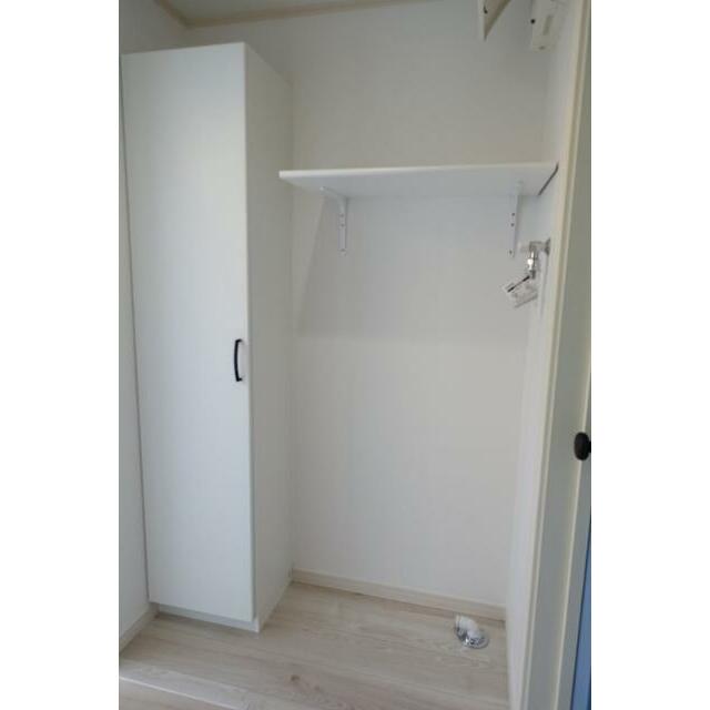 収納　室内洗濯機置き場