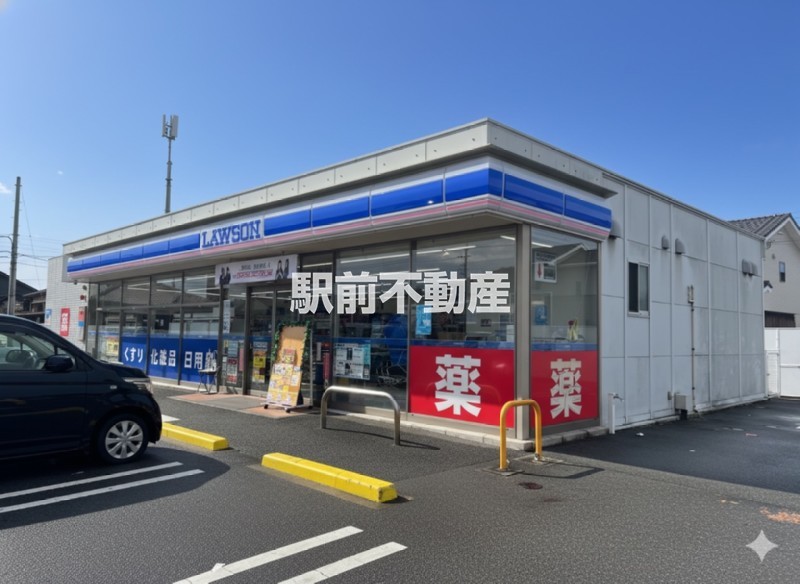 コンビニ　ローソン　大牟田唐船店（コンビニ）まで500m