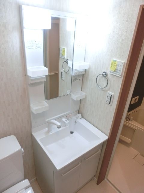 洗面設備　忙しい朝に便利なシャンプードレッサー