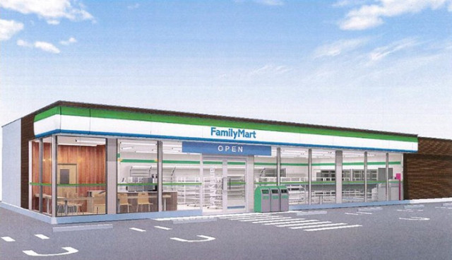 コンビニ　ファミリーマート（コンビニ）まで750m
