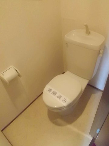 トイレ　落ち着いた色合いのトイレ