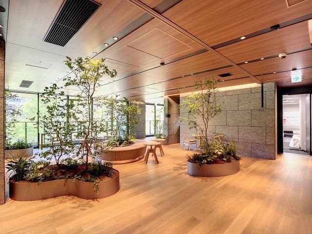 ロビー　建物の内部です