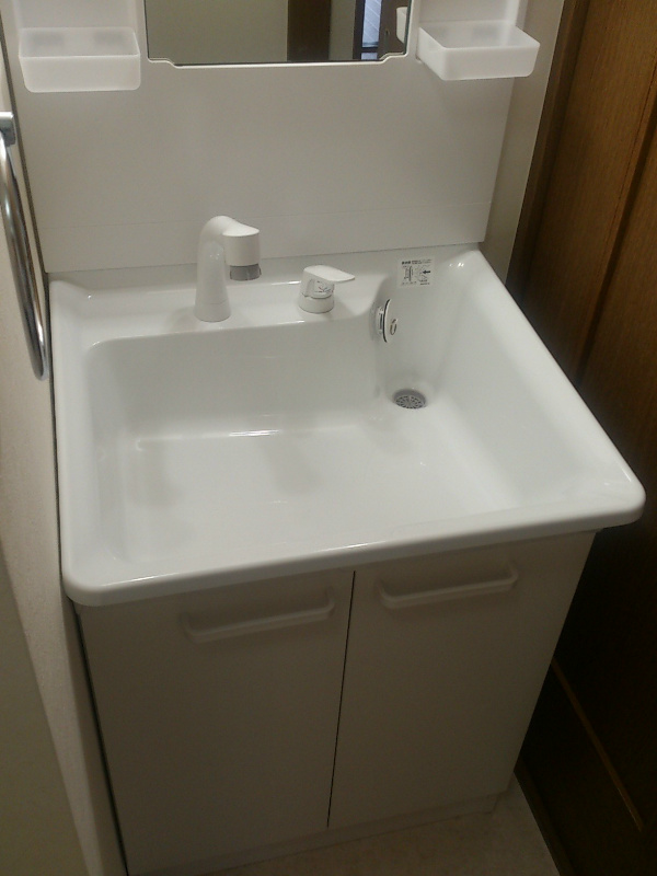 洗面設備　新品です。
