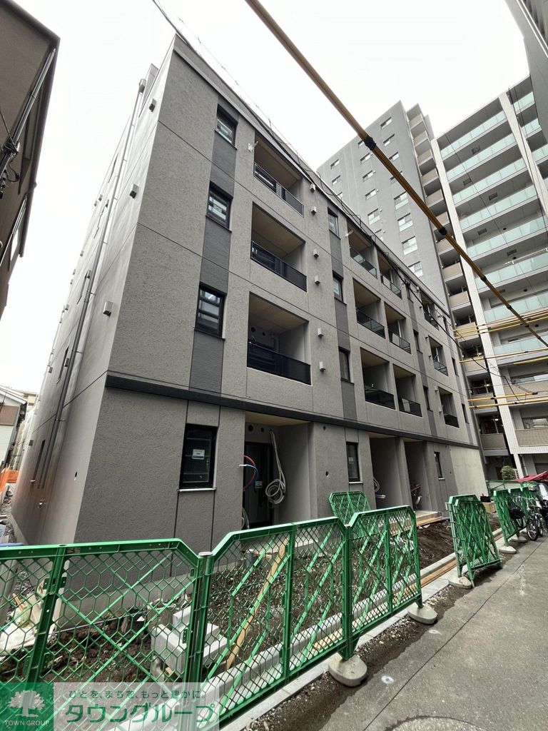 エントランス　新築工事中