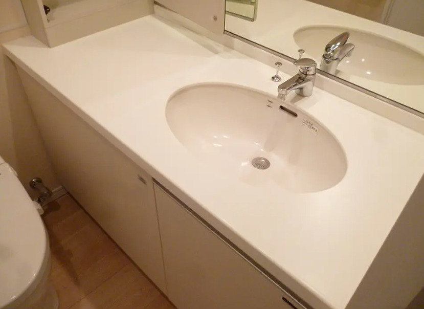 洗面設備　※別部屋の参考写真です。