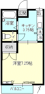 メゾンポラリスE棟の間取り写真
