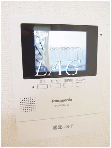 セキュリティ　モニター付インターホンです。
