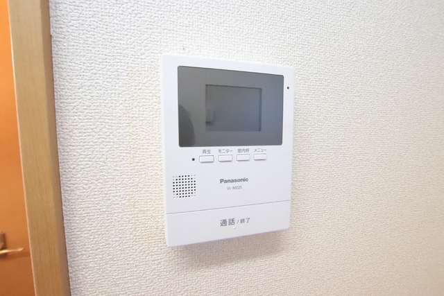 セキュリティ　来訪者の顔がわかるので安心ですね