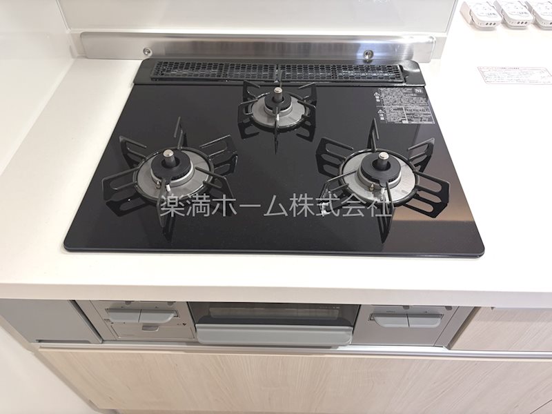 その他　3口ガスシステムキッチン♪