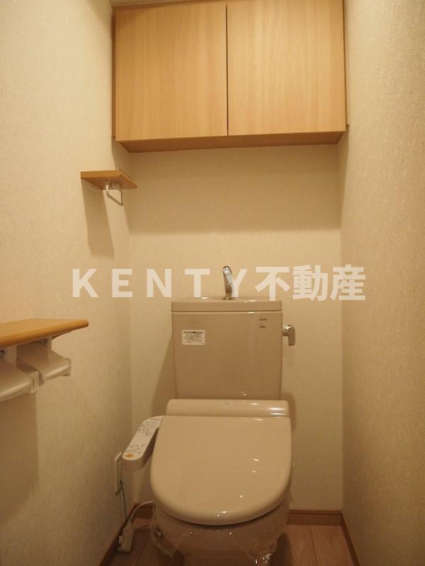 トイレ　ゆったりとした空間のトイレです