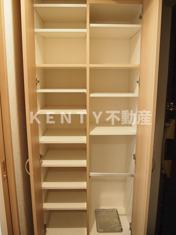 収納　大きなスペースがあり、収納には困りません