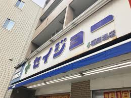 ドラックストア　くすりセイジョー稲田堤店（ドラッグストア）まで563m