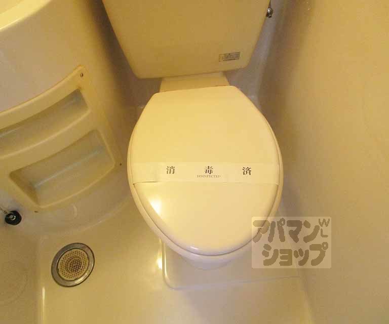 トイレ　２０２号室の写真です。