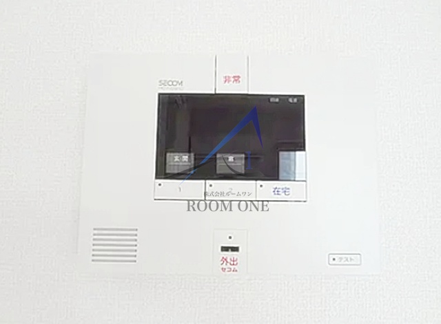 セキュリティ　モニター付インターホンです。
