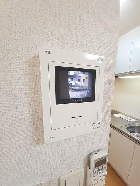 セキュリティ　モニター付きインターホン