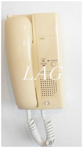 セキュリティ　インターホンです。
