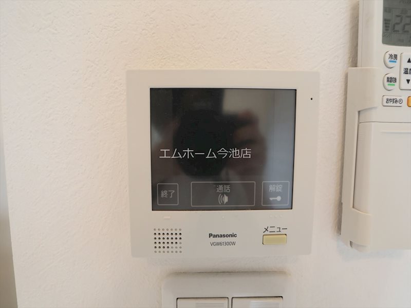 セキュリティ　TVモニター付インターホン完備