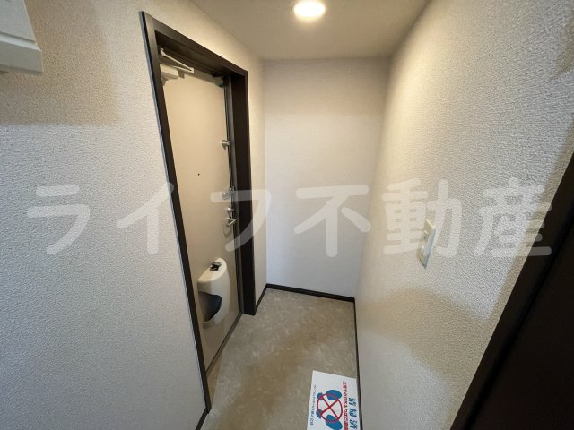 玄関　収納もある玄関です