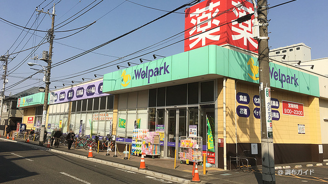 ドラックストア　ウェルパーク調布仙川店（ドラッグストア）まで250m