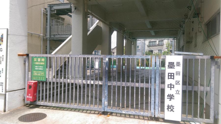 中学校　墨田区立墨田中学校（中学校）まで204m