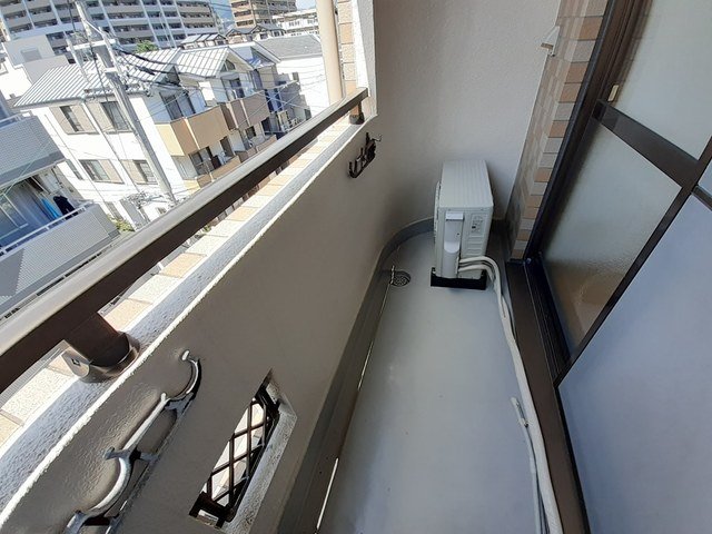 バルコニー　落ち着いた時間を過ごせるバルコニーです