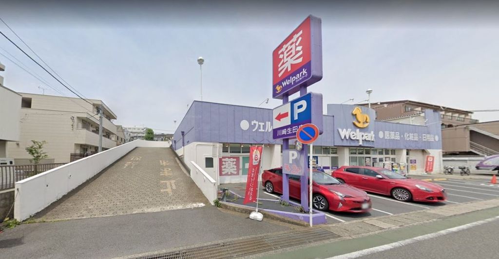 ドラックストア　ウェルパーク川崎生田店（ドラッグストア）まで730m