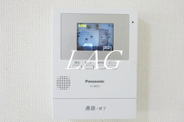 セキュリティ　モニター付きインターフォンです。