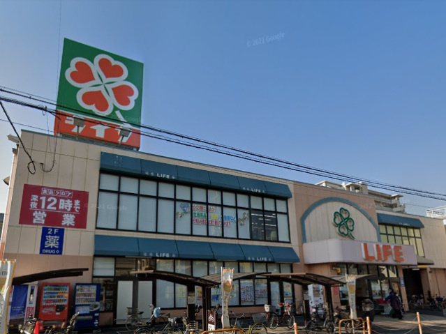 スーパー　ライフ正雀店（スーパー）まで604m